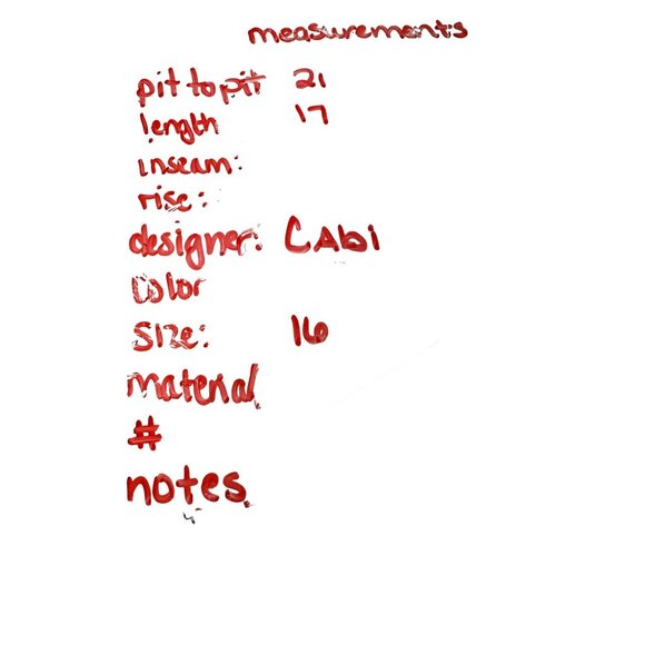 ✌️ 2/$40 ✌️New Cabi Adjustable Straps, Multi Patterned, Tank with Drawn in Waist - Picture 6 of 6